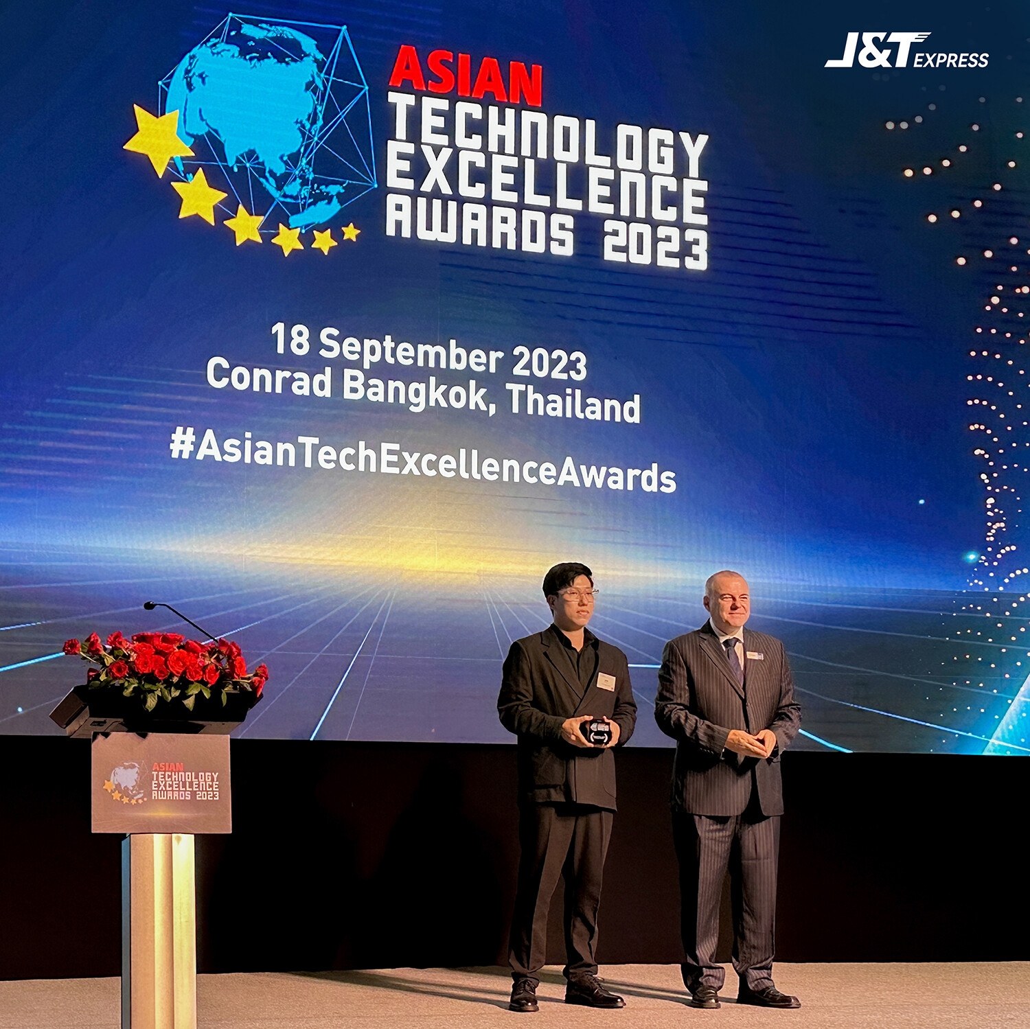 ​J&T Express chiến thắng giải thưởng quốc tế tại “Asian Technology Excellence Awards”