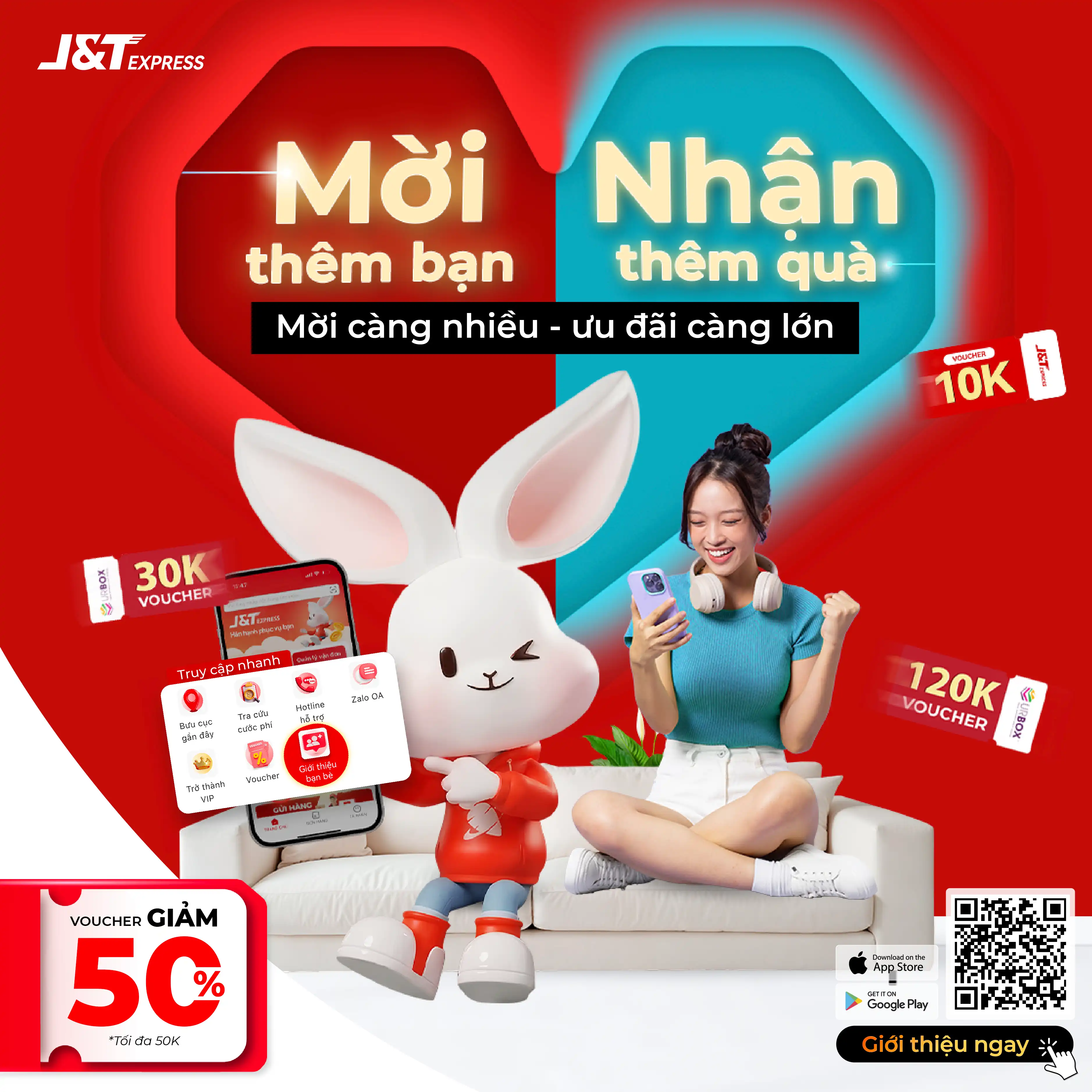 Mời thêm bạn - Nhận thêm quà: Mời càng nhiều, ưu đãi càng lớn